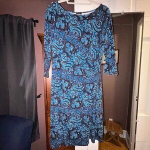 Talbots Paisley Dress